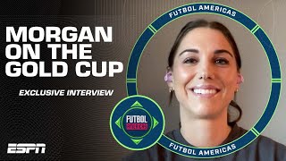 Alex Morgan EXCLUSIVE Gold Cup semifinal vs Canada win vs Colombia amp Emma Hayes  ESPN FC [upl. by Arlee]