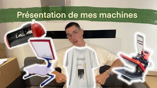 Présentation de mes machines d’impression 👕🧢 [upl. by Yromas789]