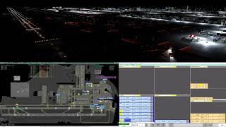 EGKKGND  Gatwick Ground  Vatsim UK ATC  2401  Towerview Part 3 [upl. by Yetti]