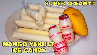 SUPER CREAMY MANGO YAKULT ICE CANDY  MASARAP NA HEALTHY PA [upl. by Cummins]