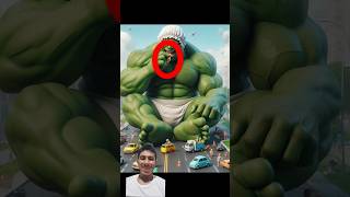 Floatable becomes Baby Giant Hulk hulk spiderman funny [upl. by Tam]