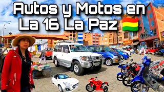 Feria de autos en La Paz Bolivia 2022  feria de motos  feria 16 de julio precios cotizaciones [upl. by Olivero]