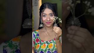 2 different wedding hairstyle😱colourful hairstyleyoutubeshorts shortsdiyhackhairstylewedding [upl. by Keithley16]