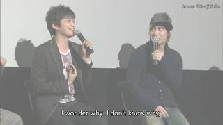 ENG SUBS Shimono Hiro to Suzuki Tatsuhisa quotCould you act more like a juniorquot [upl. by Nhepets364]