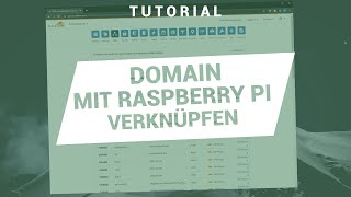 Domain mit Raspberry Pi benutzen  DynDNS Skript mit Cloudflare [upl. by Enovahs997]