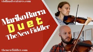 Beginner Violin Duet with Mariko Barra [upl. by Annoyek180]