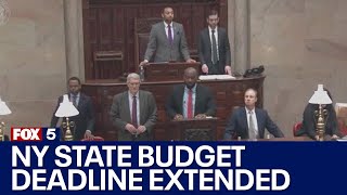 NY state budget deadline extended [upl. by Reivazx]