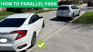 Parallel Parking Driving Test drivingtest parking lesson [upl. by Drarrej]