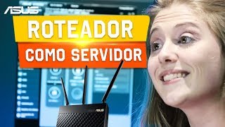 Como transformar seu roteador ASUS em um servidor de arquivos [upl. by Ecneps]