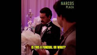 El Chapo Brought Flowers For Enedina’s Wedding 😂  Narcos Mexico shorts [upl. by Suolekcin]