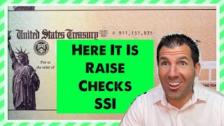 Here It Is The Plan to Raise SSI Checks  Supplemental Security Income [upl. by Sremmus]