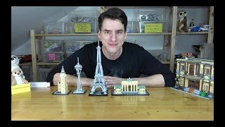 LEGO® Architecture 21003 21011 21013 amp 21019 [upl. by Hamilton]