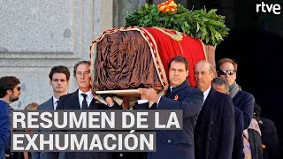 RESUMEN DE LA EXHUMACIÓN DE FRANCO [upl. by Seiter864]