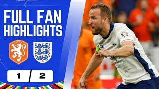 England vs Netherlands 21 Highlights amp All Goals 🏆 Semifinal Euro 2024 [upl. by Reinertson603]