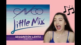 CNCO amp LITTLE MIX REGGAETON LENTO REMIX REACTION [upl. by Vikki843]