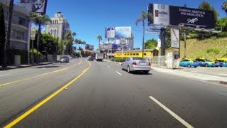 Cruising down Sunset Strip Los Angeles California [upl. by Healey853]