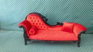 classic chaise lounge design with red velvet upholstery [upl. by Traci]