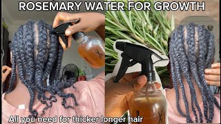 ROSEMARY FOR FULLER LONGER HAIR NO MORE HAIR LOSS [upl. by Akimad]