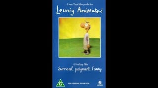 Opening To Leunig Animated 2002 VHS Toonlandia [upl. by Marko]