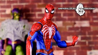 Marvel Select PS4 GamerVerse Advance Suit SpiderMan Review [upl. by Imugem]