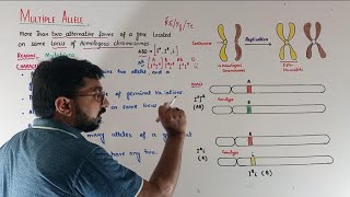 Multiple Alleles  ABO blood group system  Mutations  Genetics [upl. by Anima]