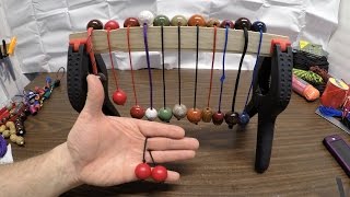 How to Make a Juggling Bead Begleri Fidget for 2 or Less Tutorial [upl. by Idner146]