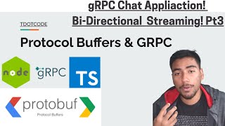 Creating your gRPC w Protobuf Server in NodeTypescript Part 3 Creating a Chat App [upl. by Imelida256]