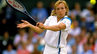 Master of Serve and Volley Martina Navratilova [upl. by Ailehs]