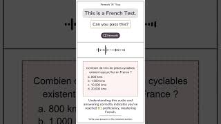 DELF B1 French Listening Test3 delfb1 frenchnyou french frenchlistening practice [upl. by Schell]