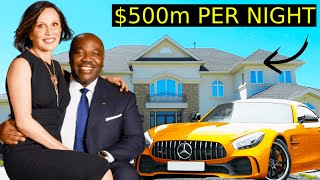 The Lavishing Lifestyle of The BILLIONAIRE Ali Bongo 90 Billion Cash Found at His Mansion [upl. by Alys]