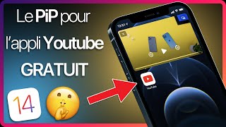 iOS 14 Comment Activer Limage dans limage Picture in Picture pour lappli Youtube GRATUITEMENT [upl. by Korb]