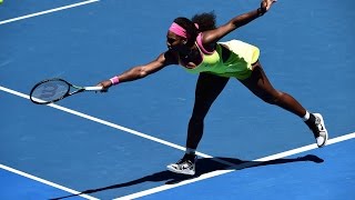 Serena Williams v Vera Zvonareva highlights 2R  Australian Open 2015 [upl. by Dustan]