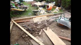 How to install Cubic Metre Soak away and patio installation from start to finish  how to [upl. by Tekcirc62]