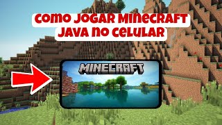 como jogar Minecraft Java no celular 📲 Projav laucher [upl. by Delp]