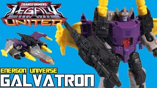 Core Class Energon Universe GALVATRON Review  Transformers Legacy United [upl. by Dnomed]