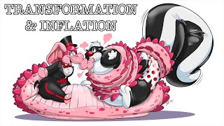 Pachys Big Blowout Balloon Skunk Transformation Inflation ASMR [upl. by Ttenaj873]