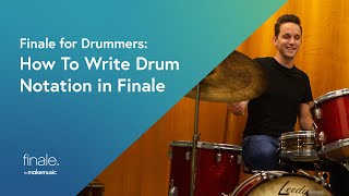 Finale for Drummers 1 How to Write Drum Notation in Finale [upl. by Chavaree551]