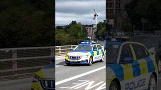 Lancashire Constabulary Skoda responding [upl. by Atikkin370]