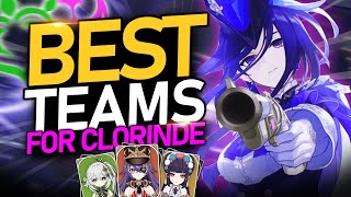 CLORINDE TOP 3 Best amp Strongest Teams  Genshin Impact [upl. by Olracnaig]