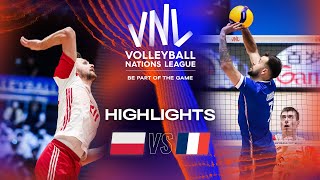 🇵🇱 POL vs 🇫🇷 FRA  Highlights Week 1  Mens VNL 2023 [upl. by Fair]