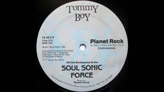 Afrika Bambaataa amp The Soul Sonic Force Planet Rock Instrumental 1982 [upl. by Callum]