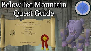 Below Ice Mountain OSRS Quest Guide [upl. by Odette]