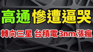 慘遭逼哭！台積電3nm如此漲瘋嚇壞高通，下代2nm工藝驍龍8 Gen5轉向三星。魏哲家瘋狂暗示黃仁勳下文：最新N3代工報價來了，先進封裝CoWoS漲最狠。驍龍8 Gen 4漲30，促雙代工。 [upl. by Aihsined]