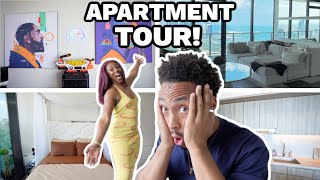 OUR FURNISHED LUXURY APARTMENT TOUR [upl. by Ahsain]