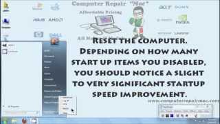 How to disable startup programs Windows 7 msconfigexe [upl. by Lathe660]