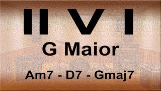 2 5 1 Jazz Backing Track G Major [upl. by Charlotta913]