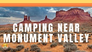 Camping In Monument Valley Utah  BLM Land Boondocking and Gouldings Resort Full Hookups [upl. by Ynattir]