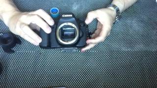 Sensor Cleaning Canon 6D [upl. by Ahsitra105]