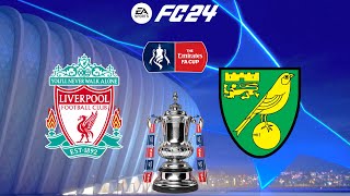 Liverpool vs Norwich City  The Emirates FA Cup  PS5™ Full Match amp Gameplay [upl. by Prunella]