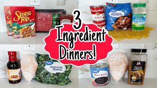 5 Cheap amp Easy Dinners You Only Need 3 Ingredients to Make [upl. by Elliot]